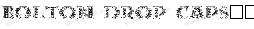 Bolton Drop Caps字体字体转换